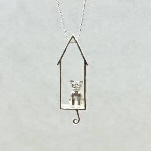 COLLAR CAT PLATA