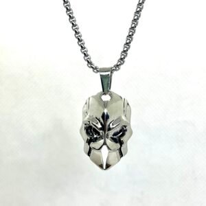 COLLAR ESPARTANO PLATA BRILLANTE